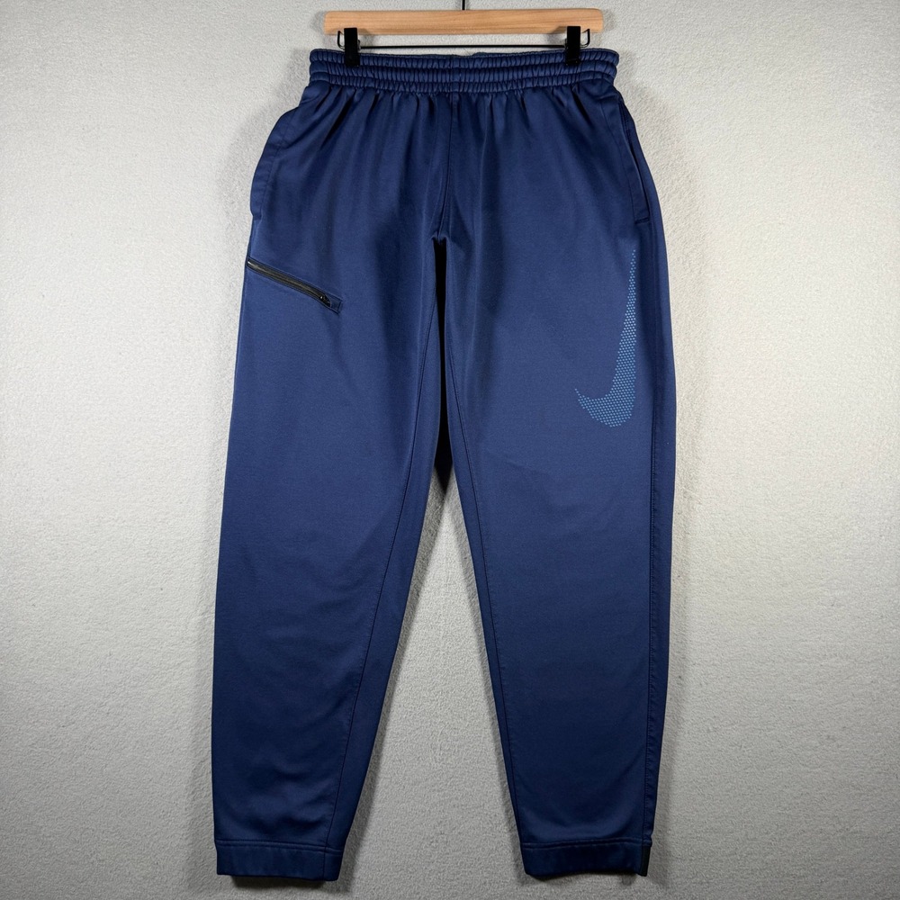 Nike Mens Dri-FIT Tapered Training Joggers Navy Blue XL 872954-429